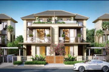 Thiết kế biệt thự song lập Zone 8 Swan Bay