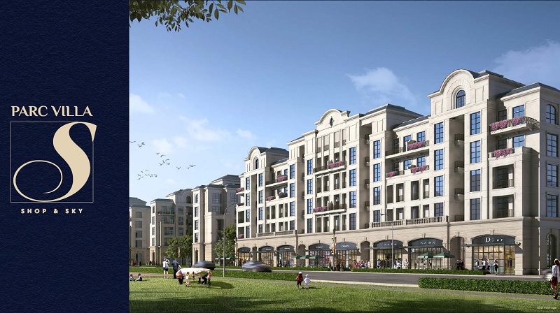 Thiết kế Parc Villa S - 1 trệt 1 lửng 5 lầu