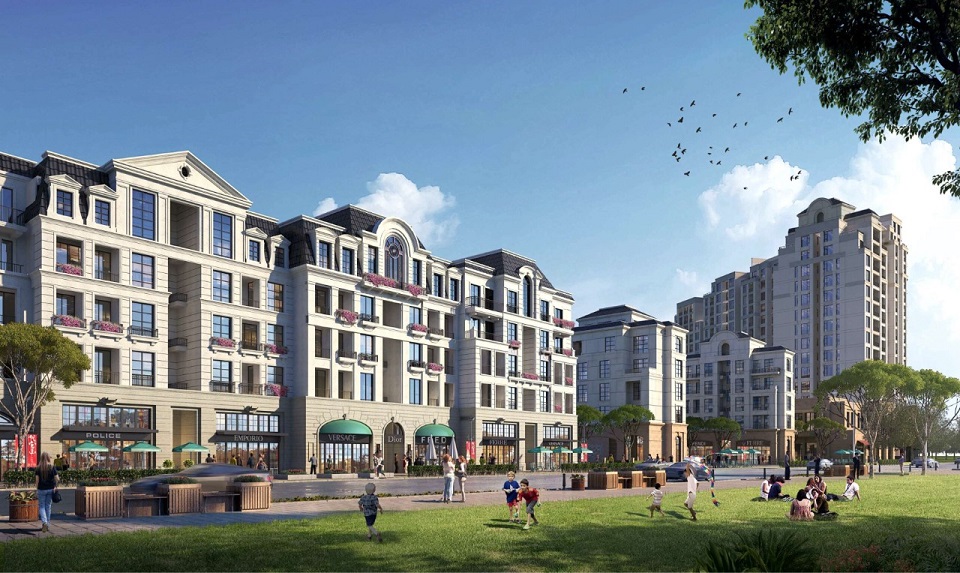 Phối cảnh khu Zone 6 SwanBay Đại Phước